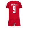 Officiële Voetbalshirt + Korte Broek Denemarken Martin Braithwaite 9 Thuis WK 2022 - Kids